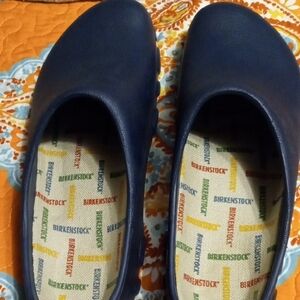 Birkenstock Navy Slip-On Shoes